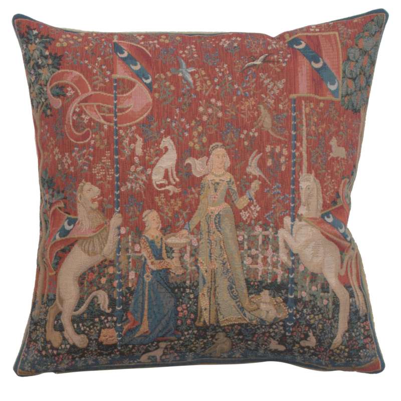 The Taste I Small Decorative Tapestry Pillow