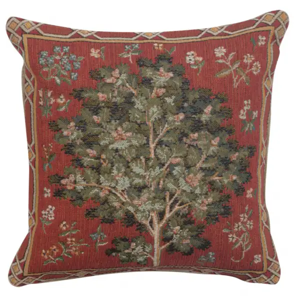 Charlotte Home Furnishing Inc. France Cushion Cover - 14 in. x 14 in. | Medieval Oak Cushion