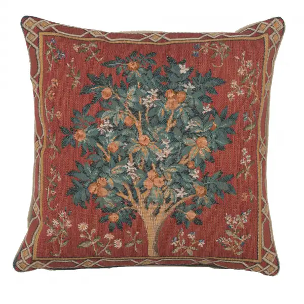 Orange Tree Small Cushion