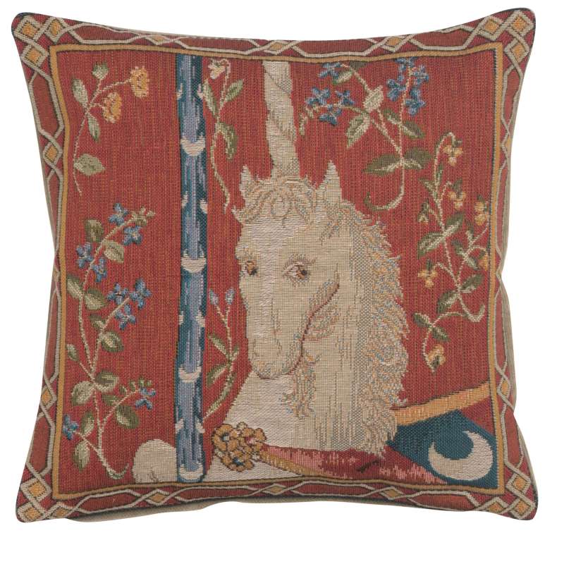 The Unicorn III Decorative Tapestry Pillow