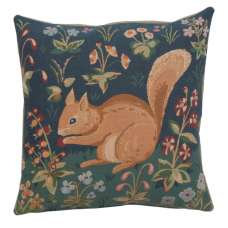 Medieval Squirrel Decorative Tapestry Pillow