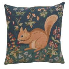 Medieval Squirrel Decorative Tapestry Pillow
