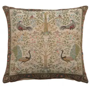 Tree In Cream I French Couch Cushion