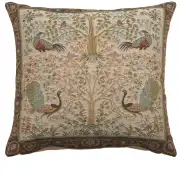 Tree In Cream I Cushion - 19 in. x 19 in. Cotton by Charlotte Home Furnishings