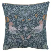 Bird Couple Cushion - 19 in. x 19 in. Cotton by William Morris