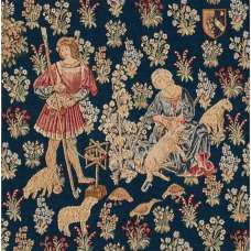 Travail De La Laine 1 French Tapestry Cushion
