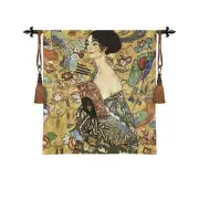 Klimt's Lady With Fan Wall Tapestry