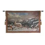 Alpine Village Wall Tapestry