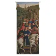 Just Judges Belgian Tapestry Wall Hanging - 14 in. x 32 in. cotton by Jan and Hubert van Eyck