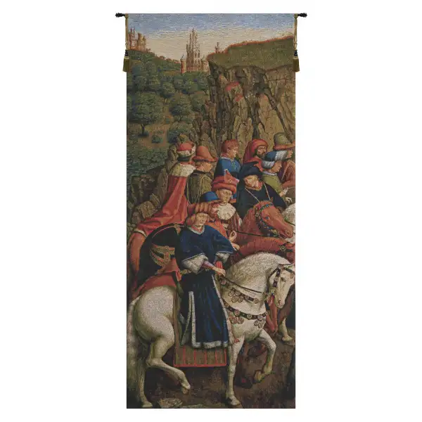 Just Judges Belgian Tapestry Wall Hanging
