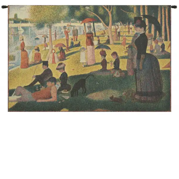 Seurat Sunday Afternoon Belgian Wall Tapestry