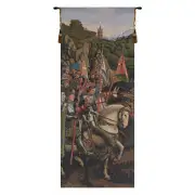 Knights Of Christ Belgian Tapestry Wall Hanging