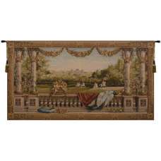 Chateau Bellevue I French Tapestry Wall Hanging
