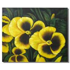 Yellow Peony Canvas Oil Painting