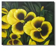 Yellow Peony Canvas Oil Painting