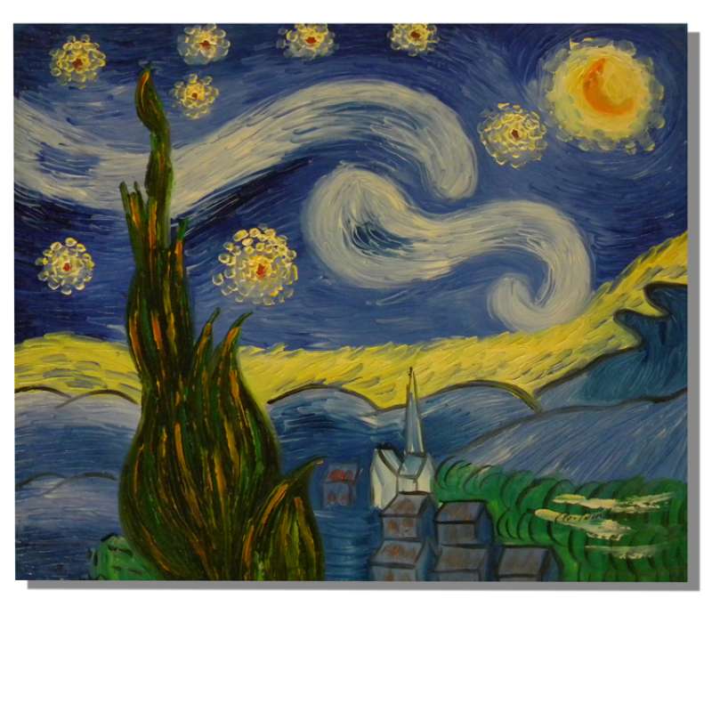 Starry Night I Canvas Oil Painting