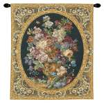 Frame of Flowers European Tapestry Wall Hanging