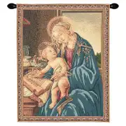 Madonna Del Libro I Belgian Tapestry Wall Hanging