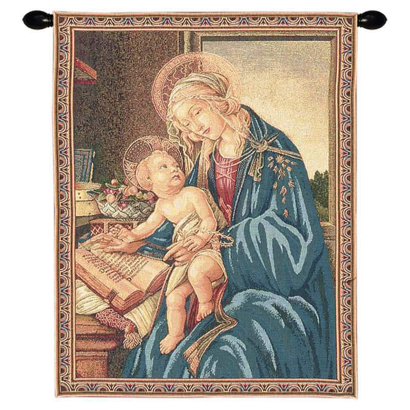Madonna Del Libro I European Tapestry