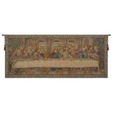 The Last Supper Large European Tapestry Wall Hanging