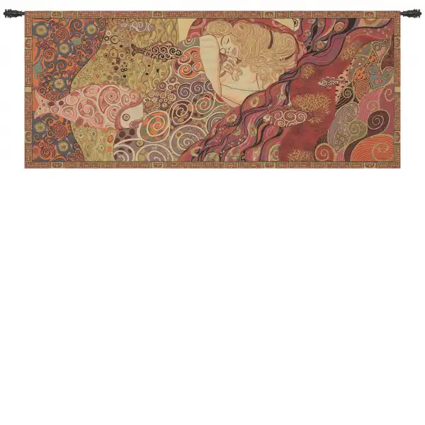Danae by Klimt Belgian Wall Tapestry