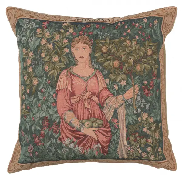 Charlotte Home Furnishing Inc. France Cushion Cover - 19 in. x 19 in. Edward Burne Jones | Pomona I Cushion