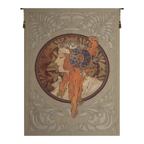 Rousse Byzantine Belgian Tapestry Wall Hanging