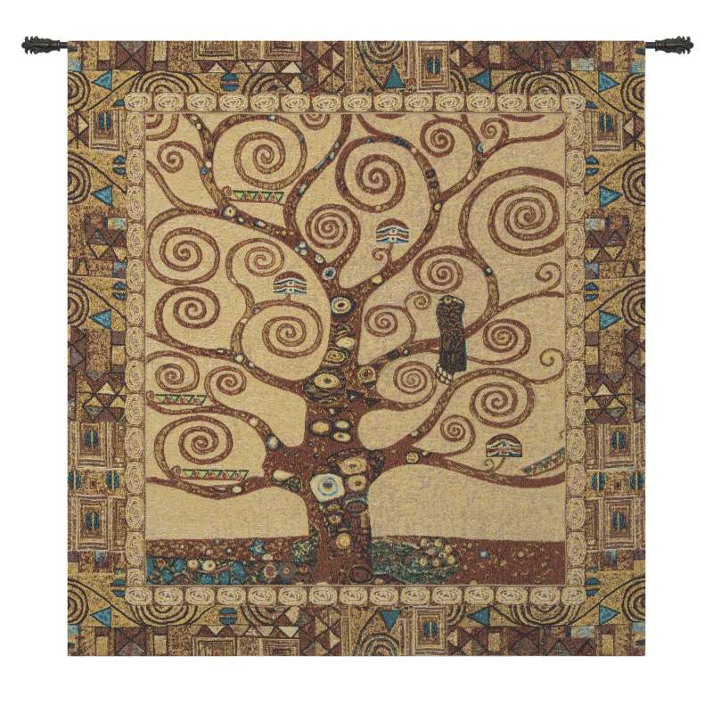 Stoclet Tree by Klimt European Tapestry Wall Hanging