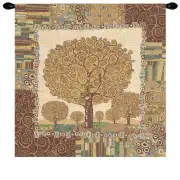 New Tree of Life by Klimt Belgian Tapestry Wall Hanging