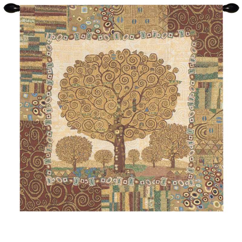 New Tree of Life by Klimt European Tapestry Wall Hanging