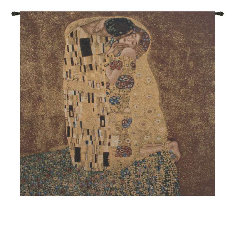 Kissed by Klimt European Tapestry Wall Hanging
