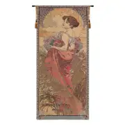 Mucha Summer I Belgian Tapestry Wall Hanging