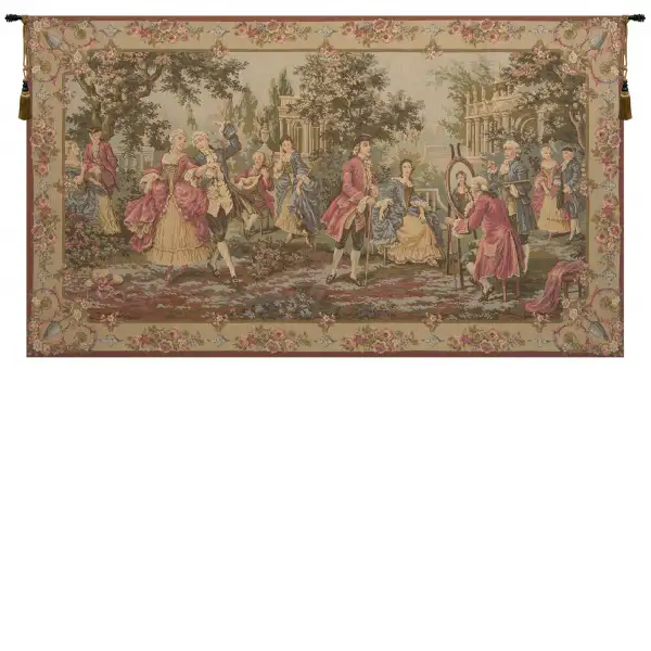 Society in the Park Right Belgian Wall Tapestry