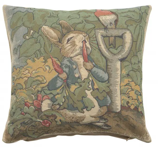 Peter Rabbit Beatrix Potter I Belgian Cushion Cover - 14 in. x 14 in. Cotton by Beatrix Potter
