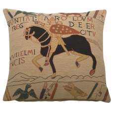 Bayeux Horse I European Cushion Covers