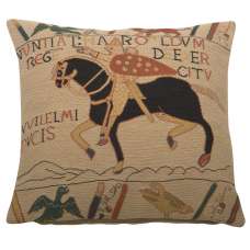 Bayeux Horse I European Cushion Cover