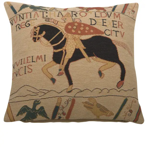 Bayeux Horse I Belgian Sofa Pillow Cover