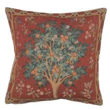 Orange Tree Large Decorative Tapestry Pillow