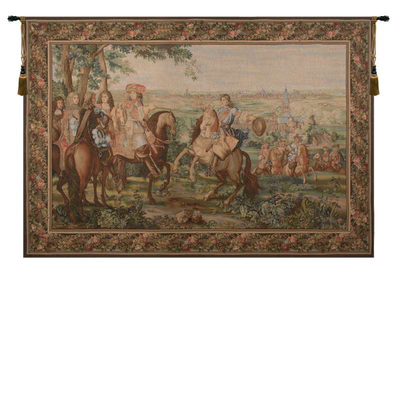 La Prise de Lille I French Tapestry Wall Hanging