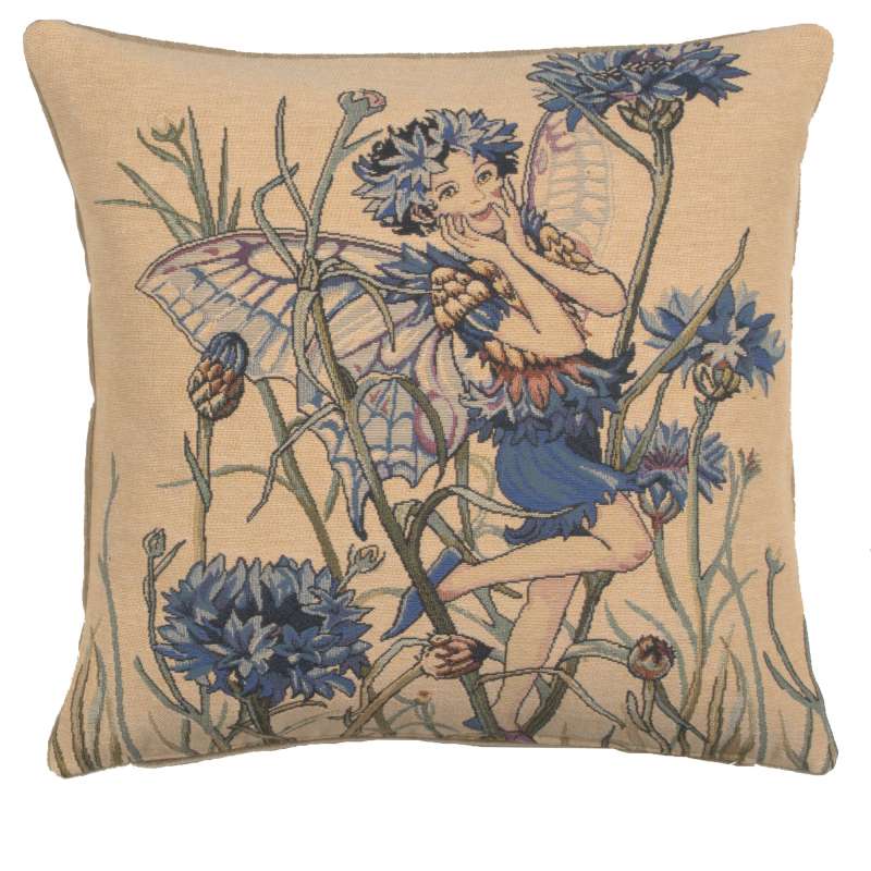 Cornflower Fairy Cicely Mary Barker I European Cushion Cover