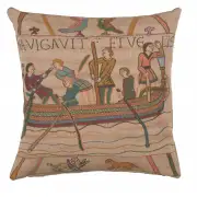 Bayeux L'Embarquement French Couch Cushion