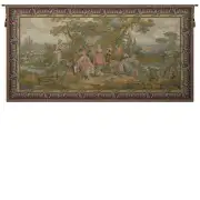 Les Amours Pastorales with Border French Tapestry
