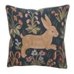 Medieval Rabbit Running European Cushion Cover