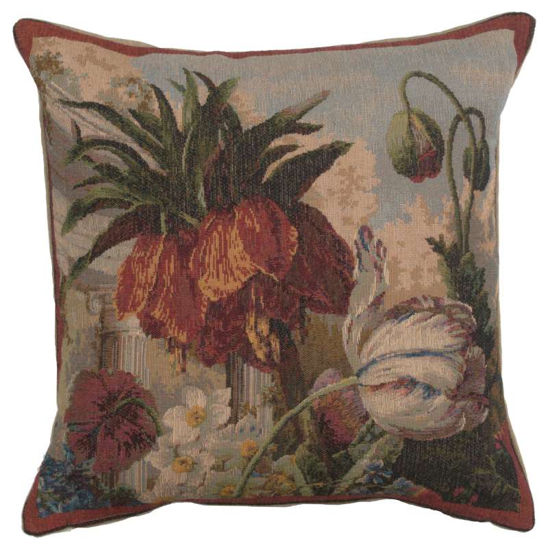 Fleur Exotique Decorative Tapestry Pillow