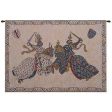 Tournament of Knights Roi Rene Belgian Tapestry