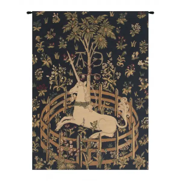 Unicorn in Captivity V Belgian Wall Tapestry