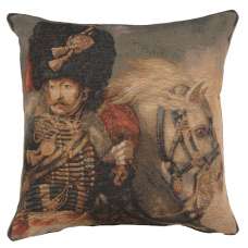 Officer of the Guard French Tapestry Cushion