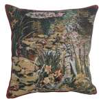 Yellow Flowers Monet's Garden  Decorative Couch Pillow Cover