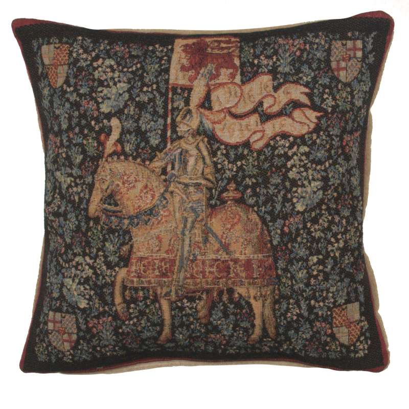 The Knight French Tapestry Cushion