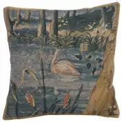 Wawel Forest Right Belgian Tapestry Cushion - 17 in. x 17 in. Cotton by Charlotte Home Furnishings